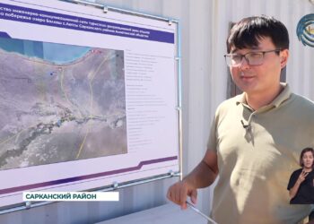 Началось строительство инженерно-коммуникационных сетей на побережье озера Балхаш