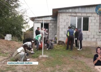 Молодежь Алматинской области провела очередную акцию под названием «Почет ветеранам»