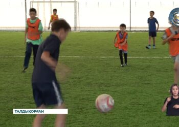 Өтенай ауылдық округінде шағын футбол алаңы ашылды