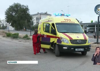 Жедел-жәрдем көрсетіп жүрген абзал жандар