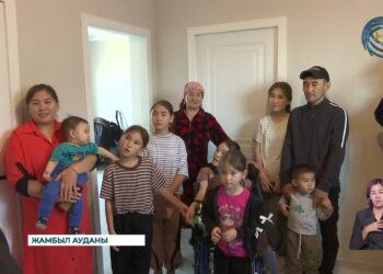 Жамбыл ауданында әлеуметтік топтағы 7 отбасы баспаналы болды
