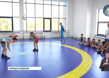 Алмалы ауылында заманауи дене шынықтыру кешені ашылды