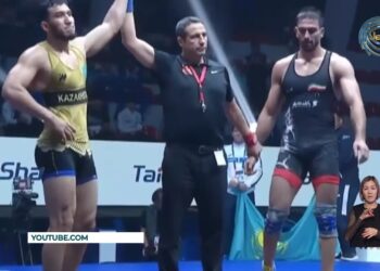 Ризабек Айтмұхан еркін күрестен Әлем чемпионы атанды