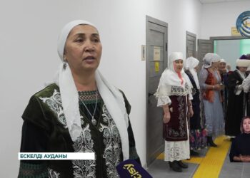 Республика күні қарсаңында Ескелді ауданында екі нысанның ашылу салтанаты өтті