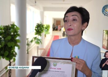 Ескелді ауданында ұстаздар мерекесі аталып өтті