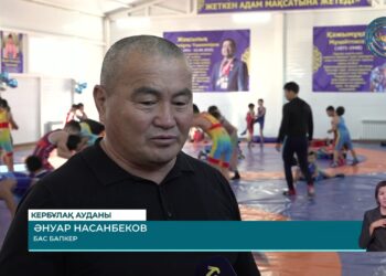 Кербұлақ ауданындағы Қызылжар ауылында жаңа спорт залы ашылды