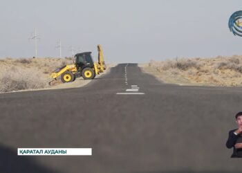 Қаратал ауданында Үштөбе-Алмалы-Көпбірлік бағытындағы жол құрылысы толық аяқталды