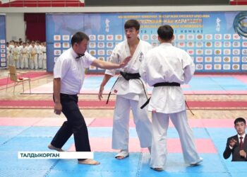 В Талдыкоргане состоялся чемпионат Казахстана по каратэ киокушинкай-кан