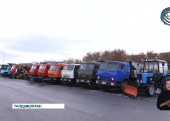 Талдықорғанда қар тазалауға 120-ға жуық техника тартылады
