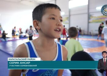 В селе Тастобе прошло международное соревнование по греко-римской борьбе