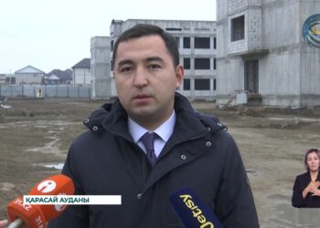 Қарасай ауданында екі мың оқушыға арналған мектептің құрылысы жүріп жатыр