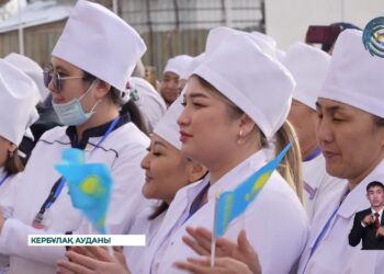 Кербұлақ ауданының орталығы Сарыөзекте 250 орынды аурухана ашылды