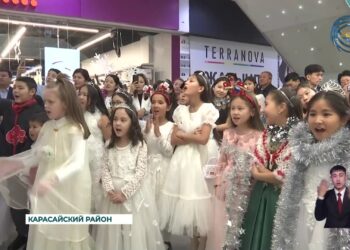 В Карасайском районе состоялся главный новогодний утренник