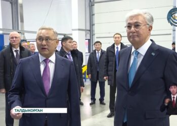 Президент прибыл в область Жетысу