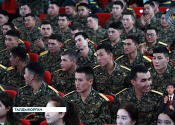 В воинской части 5514 области Жетысу состоялось торжественное мероприятие