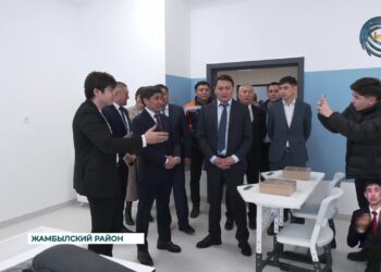 В селах Узынагаш и Каргалы торжественно открыли сразу два объекта образования