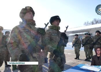 Әскерге шақырылған сарбаздар ант қабылдады