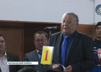 В селе Бакбакты прошла встреча с населением акима Балхашского района