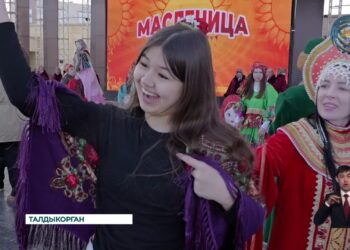 Яркую и веселую масленицу с особым размахом отметили в Талдыкоргане