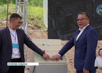 Ескелді ауданында жаңа су электр станциясы пайдалануға берілді