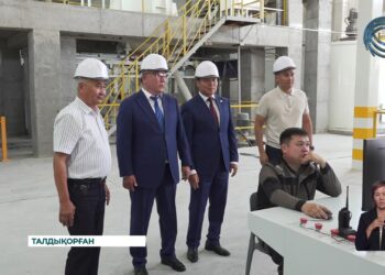 Талдықорғанда бетон бұйымдарын шығаратын зауыт іске қосылды