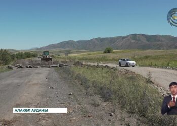 Ұзақ жылдан бері жөндеу көрмеген жолдар жаңартылып жатыр