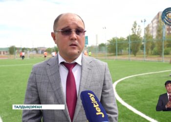 Талдықорғанда пробация есебіндегі азаматтар арасында футболдан жарыс өтті