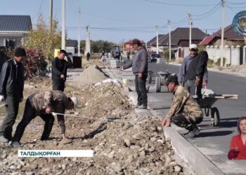 Талдықорғанда биыл 70 шақырымнан аса жол ретке келтіріледі