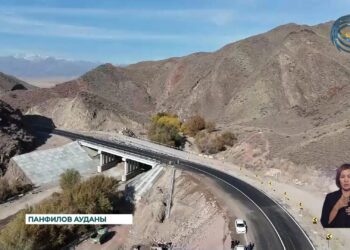 “Сарыөзек-Көктал” автожолының жөндеу жұмыстары толық аяқталды