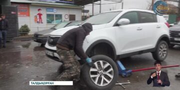 Қысқы дөңгелек ауыстыру елімізде 1 желтоқсанға дейін жалғасады