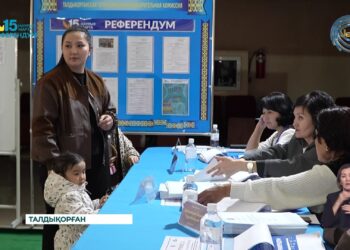 Талдықорғанда республикалық референдум аяқталды
