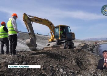 Көктұма мен Ақшиде жағалауды бекіту жұмыстары жүруде