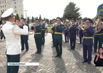 Талдықорғанда ҚР Қарулы Күштерінің құрылған күніне арналған салтанатты іс-шара өтті