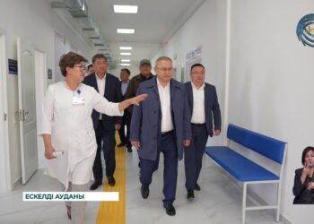 Облыс әкімі Бейбіт Исабаев Ескелді ауданына барды