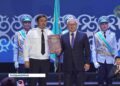 В области Жетысу торжественно отметили День казахстанской полиции