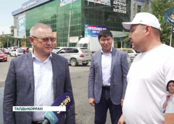 Облыс әкімі құрылыс нысандарын аралап, жаңғырту жұмыстарының барысымен танысты