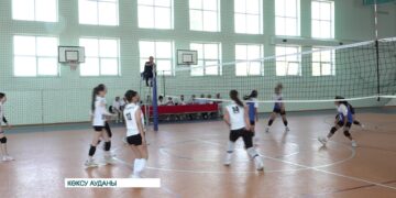 Көксу ауданында волейболдан жасөспірім қыздар арасында турнир өтті