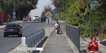 Жаркент қаласында жол инфрақұрылымын жаңарту жұмыстары жалғасуда