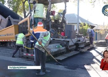 Талдықорғанда 12 көшеде орташа жөндеу жұмыстары жүргізілді